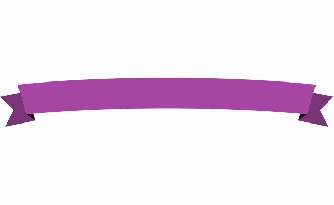Purple Ribbon Png Hd - Transparent Background Purple Ribbon Png (650x400), Png Download