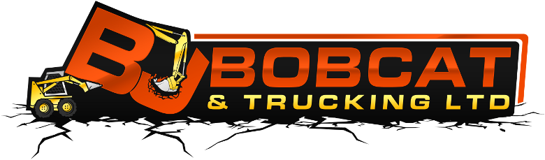 Bj Bobcat Trucking Oranger Horizontal250pxhigh - Illustration (803x250), Png Download