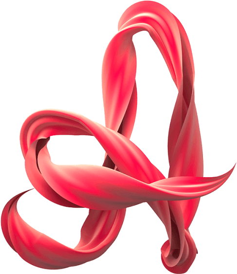 Silk Ribbon Font - Balloon (595x595), Png Download