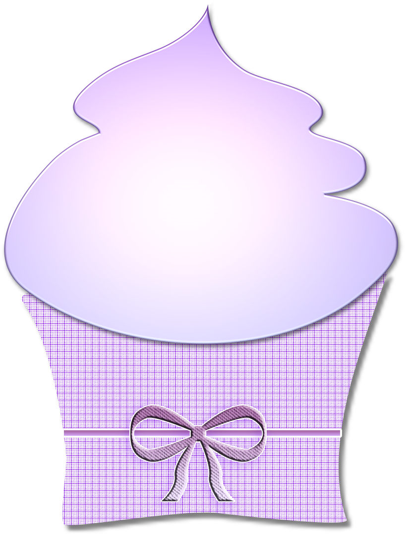 Purple Cupcake Clip Art - Lamp (864x1146), Png Download