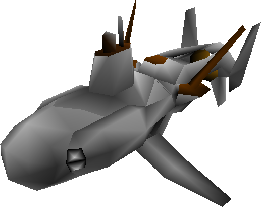 Submarine Ffvii Gray - Wiki (517x409), Png Download