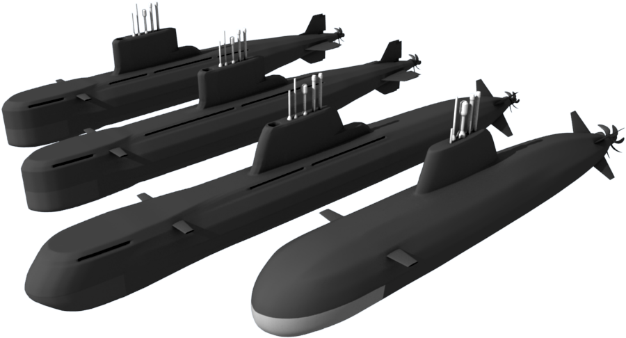 Submarine Png - Diesel Electric Attack Submarine (1024x768), Png Download