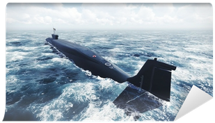 Russian Borei Class Submarine At The Northern Water - Jack Ryan - Tom Clancy Opperbevel (400x400), Png Download