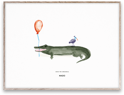 Coco The Crocodile - North American P-51 Mustang (497x700), Png Download