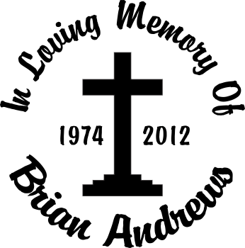 Cross Silhouette - Angel In Memory Decal (346x350), Png Download