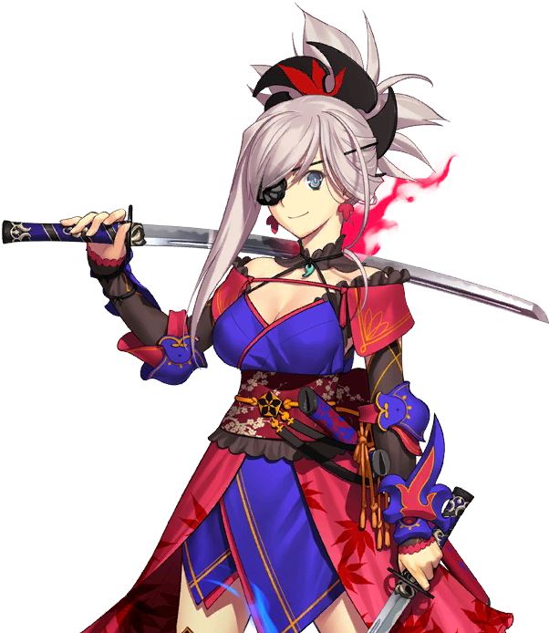 Musashi Eyepatch - Fate Grand Order Musashi (1024x693), Png Download