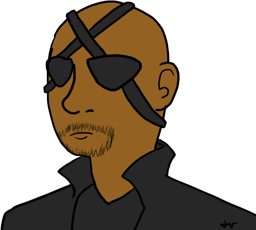Eyepatch Transparent Nick Fury - Nick Fury Two Eye Patches (894x894), Png Download