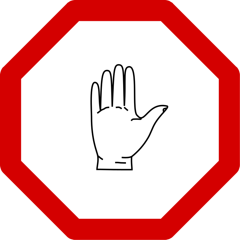 Ethiopian Stop Sign - Octagon Png (768x768), Png Download