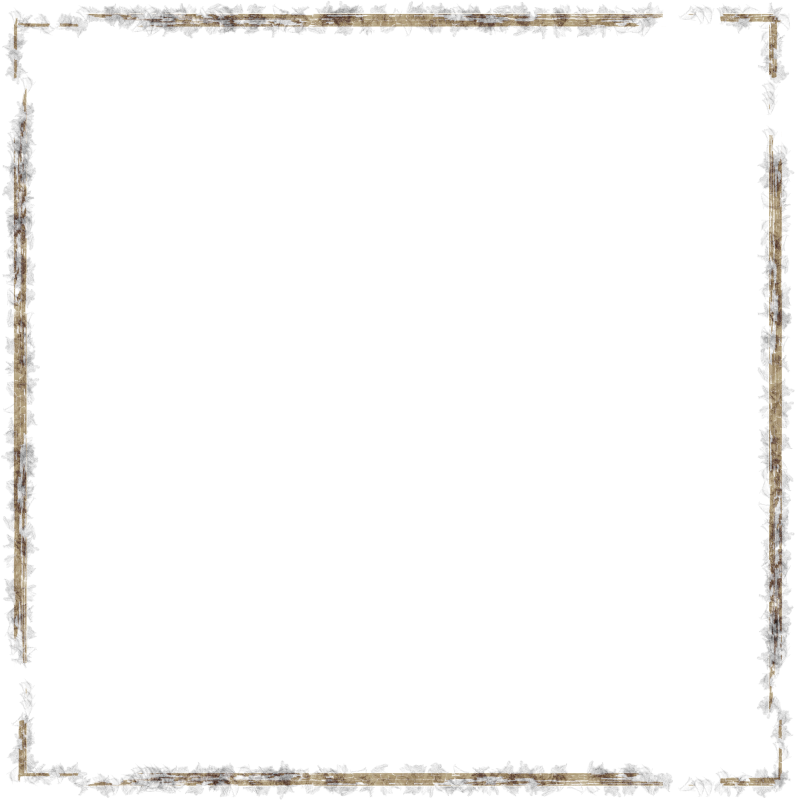 The Gallery For > Cool Borders And Framesred Grunge - Grunge Frame (1590x1600), Png Download
