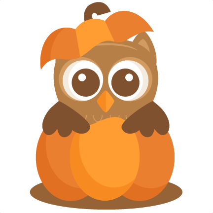 Owl In Pumpkin Svg Scrapbook Cut File Cute Clipart - Cute Pumpkin Clipart Free (432x432), Png Download