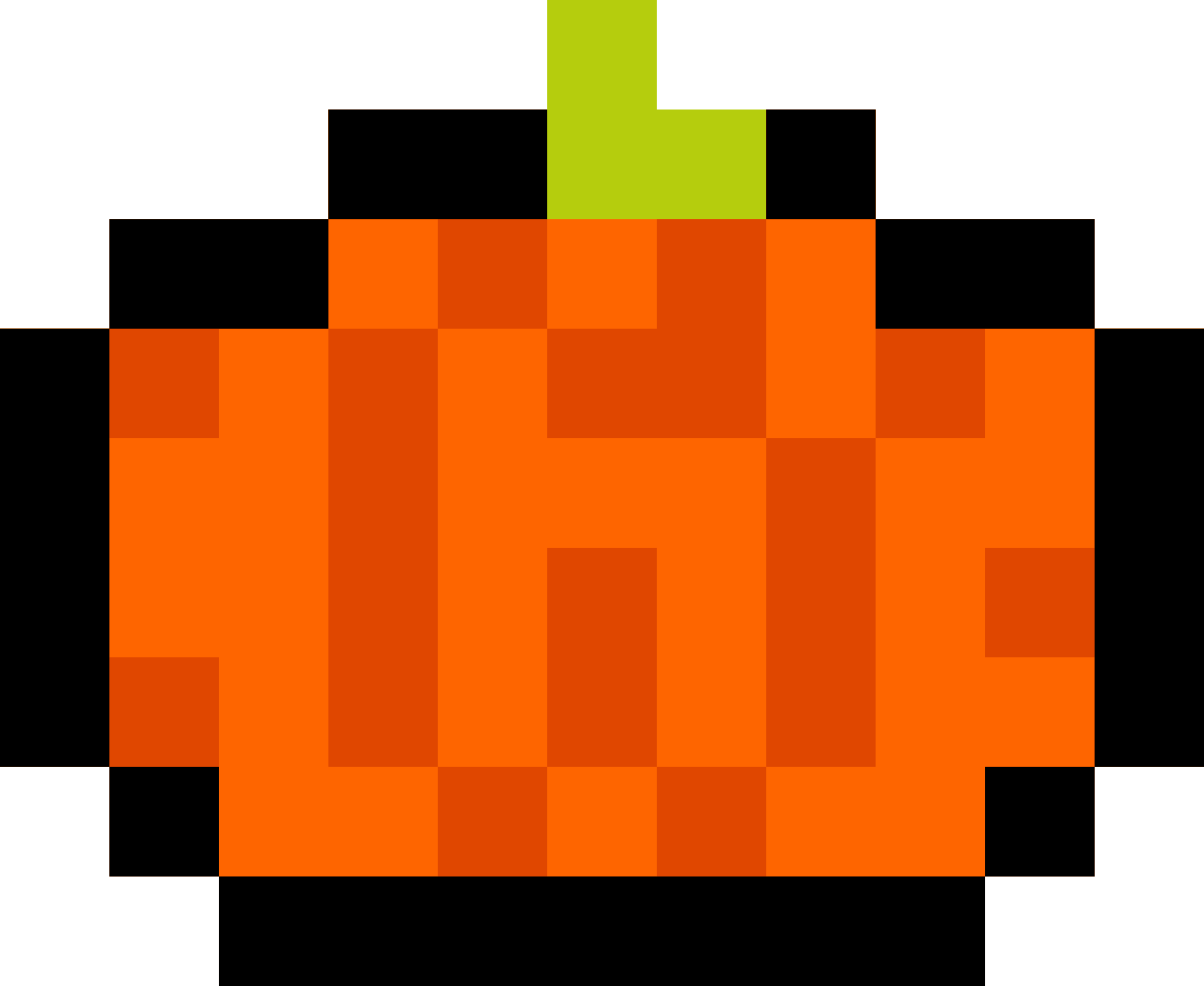 This Free Icons Png Design Of Pixel Pumpkin (2400x1964), Png Download