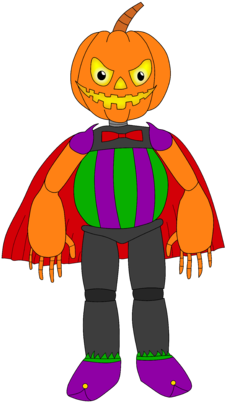 Pumpkin King - Drawing (349x480), Png Download