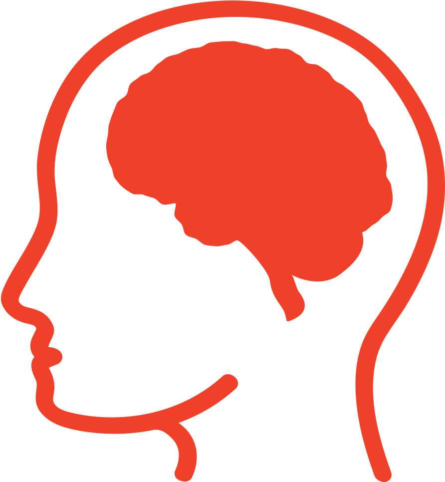 Brain Clipart Orange - Clip Art Of Stroke (900x965), Png Download