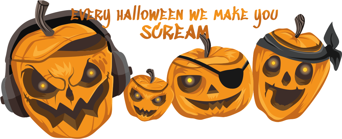 Halloween Radio 2018, Every Halloween We Make You Scream - 98 Days Until Halloween (1200x500), Png Download
