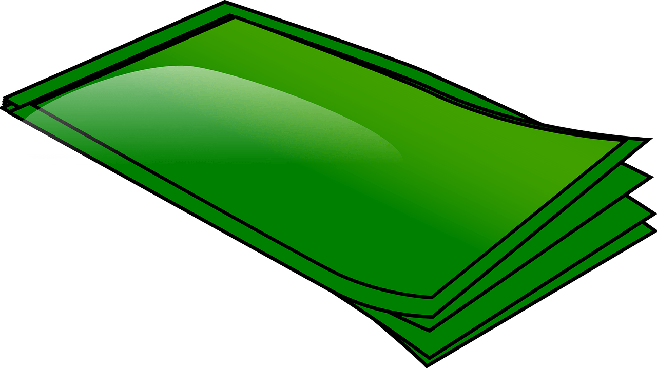 28 Collection Of Money Clipart Vector - Dollar Bill Clipart Png (600x272), Png Download