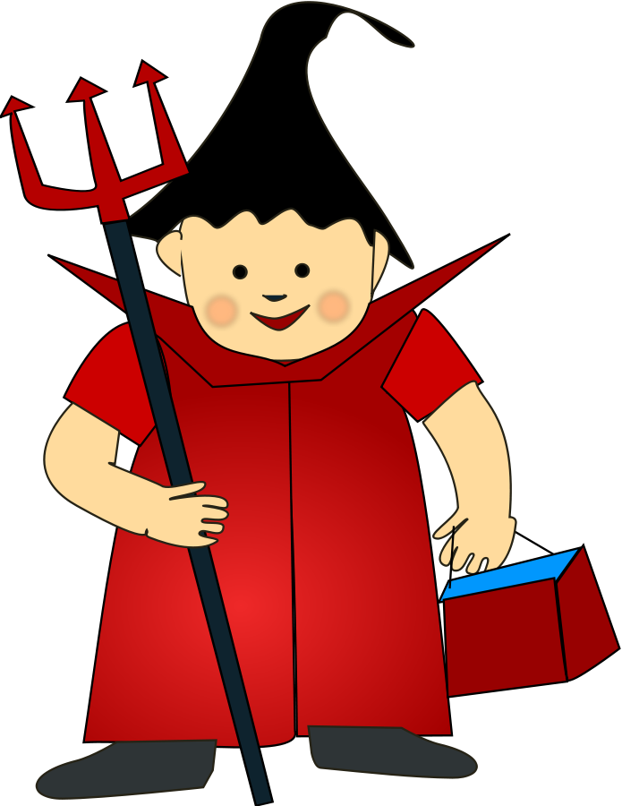Boy In Halloween Costume Png Clipart - Halloween Costume Clipart Png (618x800), Png Download