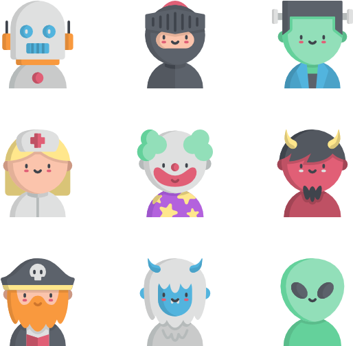 Halloween Costume Party - Workers Icons (600x564), Png Download