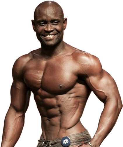 Sunny Akhigbe - Fitness - Bodybuilder (428x508), Png Download