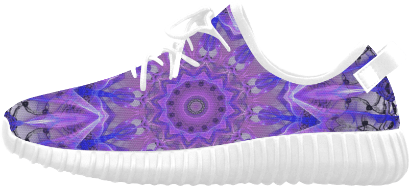 Abstract Plum Ice Crystal Palace Lattice Lace Grus - Sneakers (874x517), Png Download