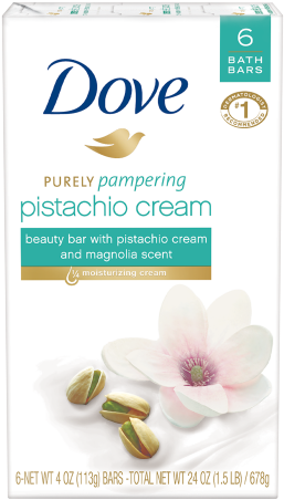 Dove Purely Pampering Pistachio Cream Beauty Bar 6 - Dove Shea Butter Soap (460x460), Png Download