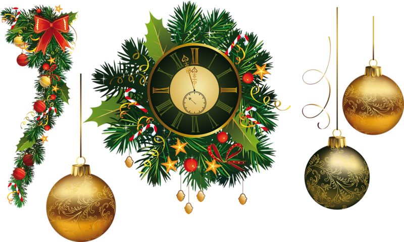 Adornos Navidad Png - Adornos Navidad En Png (800x479), Png Download
