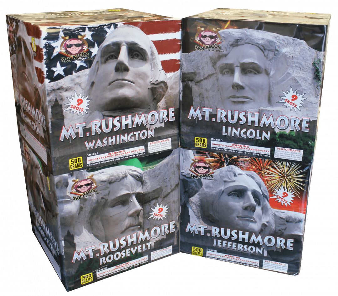Four 9 Shot Cakes That Reference The Great Mount Rushmore - Mount Rushmore National Memorial (1080x948), Png Download