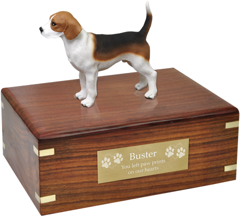 Beagle Clipart Thinking Dog - Pug Urn (500x500), Png Download