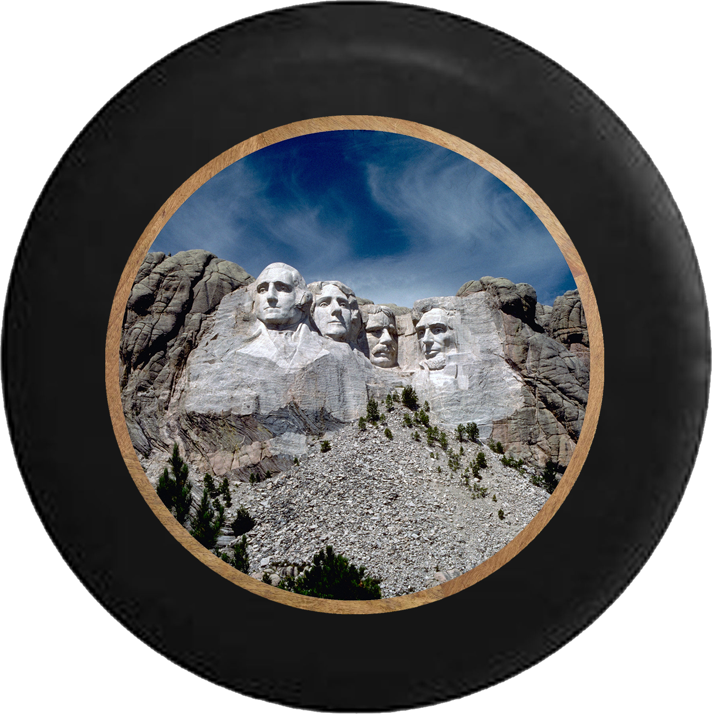 Mount Rushmore Us Presidential Carving Jeep Camper - Pillar Men Mount Rushmore (1427x1431), Png Download