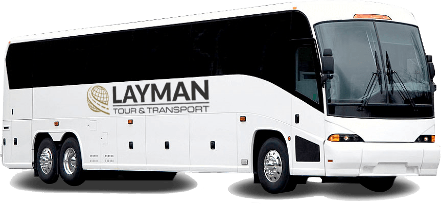 Bus Rentals In Montreal - White Bus (863x401), Png Download