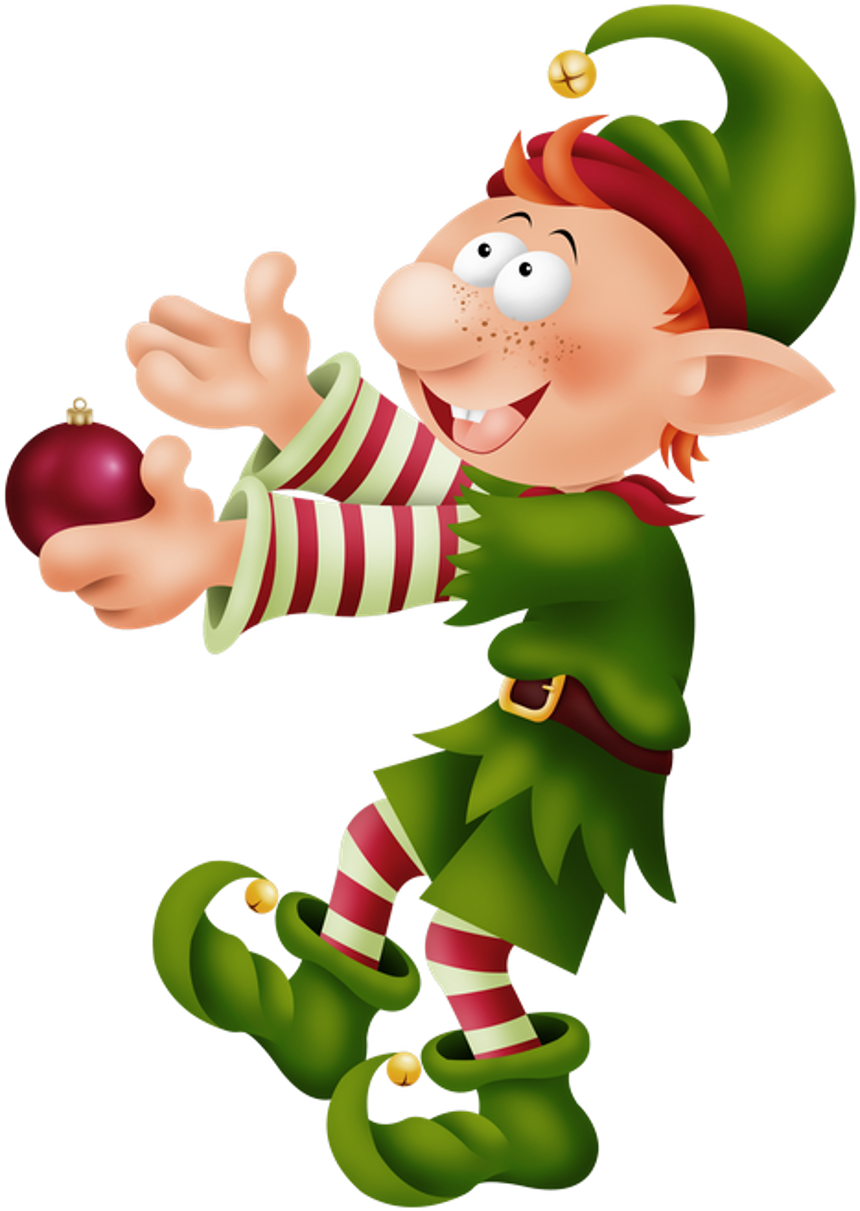 Report Abuse - Transparent Clipart For Christmas Elves (1024x1273), Png Download