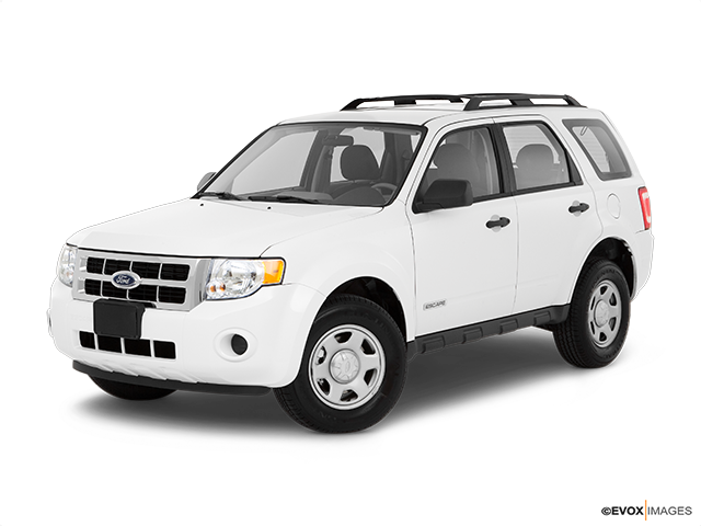 2008 Ford Escape - 2010 Hyundai Santa Fe White (640x480), Png Download