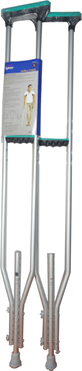 Auxillary Crutches Pair Large - Welding Tool (451x1280), Png Download