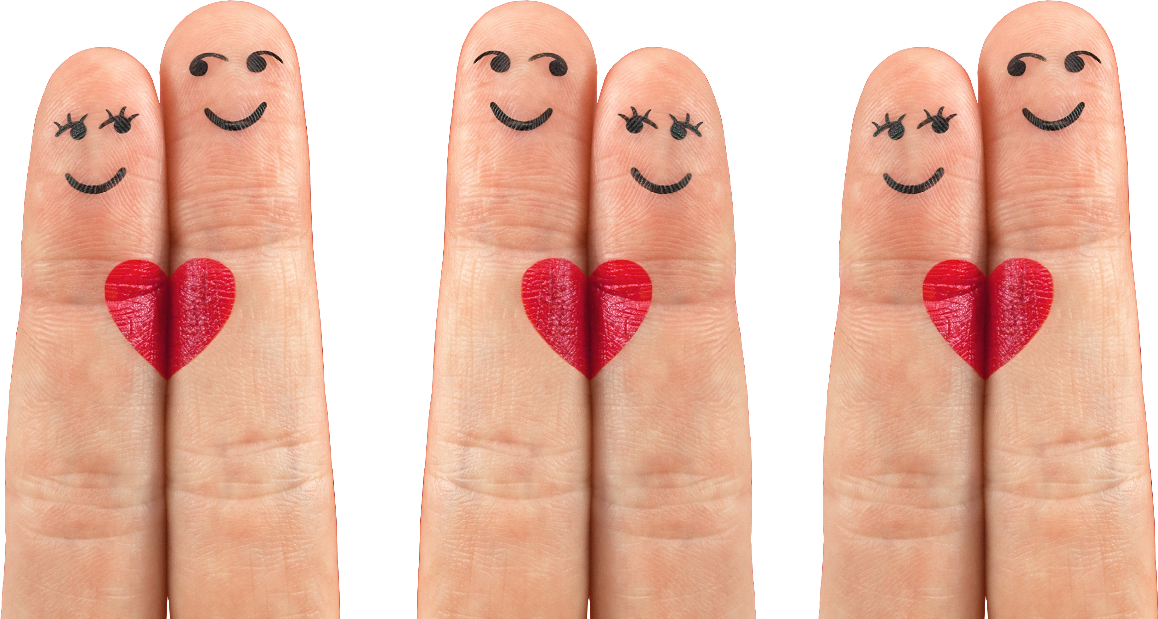 Love Heart On Fingers Png Image - Love (3840x2160), Png Download
