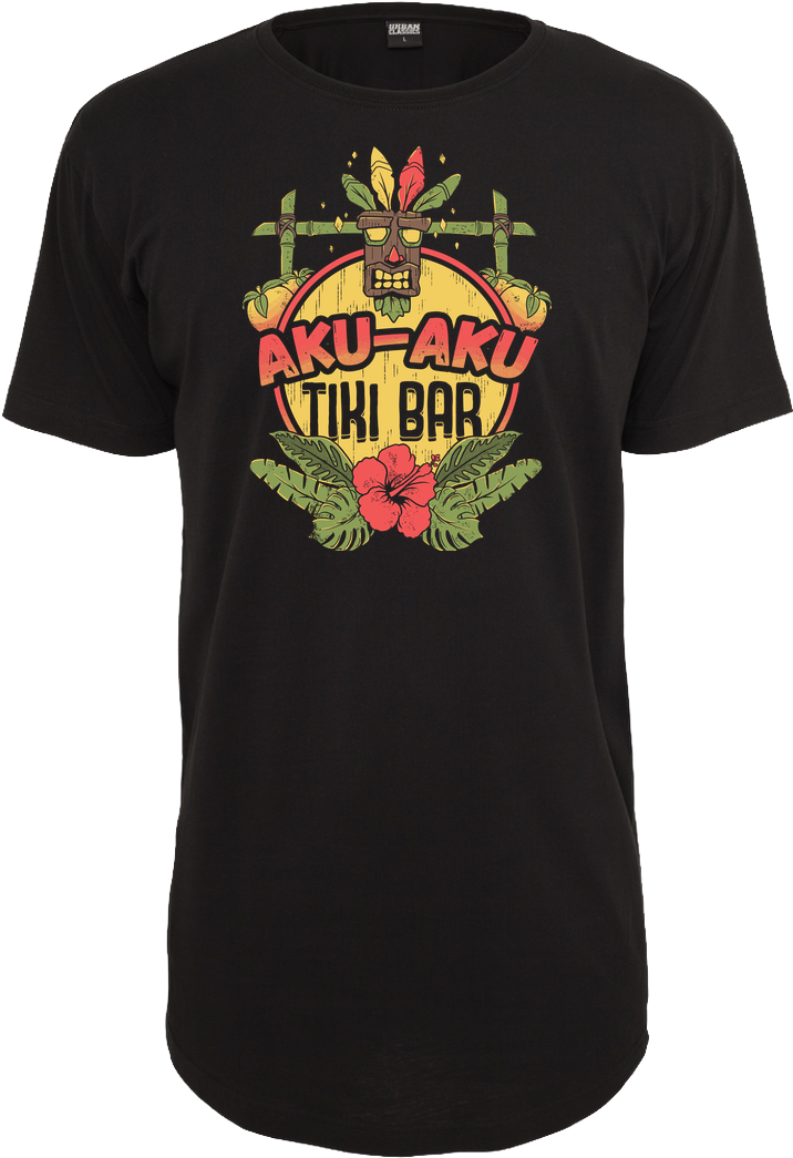 Ilustrata Aku Aku Tiki Bar T Shirt Urban Classics Long - Aku Aku Tiki Bar (1044x1044), Png Download