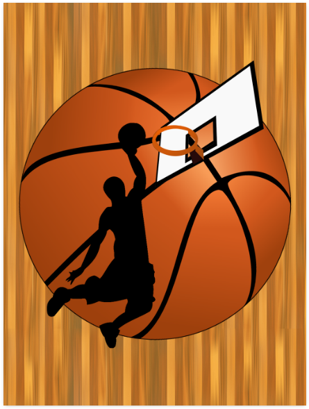 Basketball Slam Dunk Clipart (800x800), Png Download