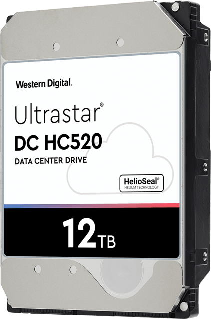 12tb Ultrastar Dc Hc520 Huh721212ale600, 7200 Rpm, - Western Digital Ultrastar Dc Hc620 (700x700), Png Download