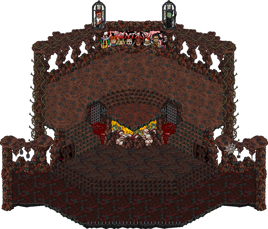 62 K Recibidor - Ads Recepção Halloween Habbo (1063x911), Png Download
