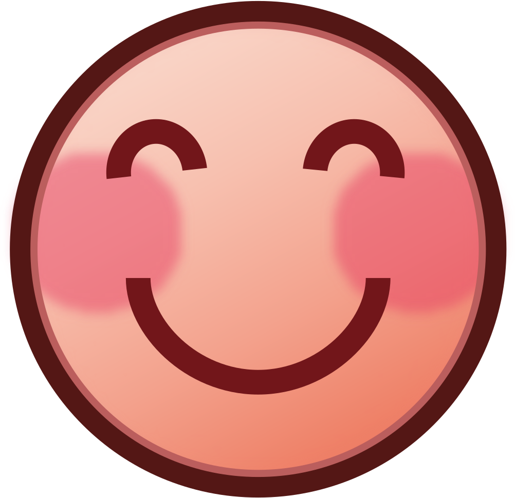 Phantom Open Emoji 1f60a - Emoji (1024x1024), Png Download