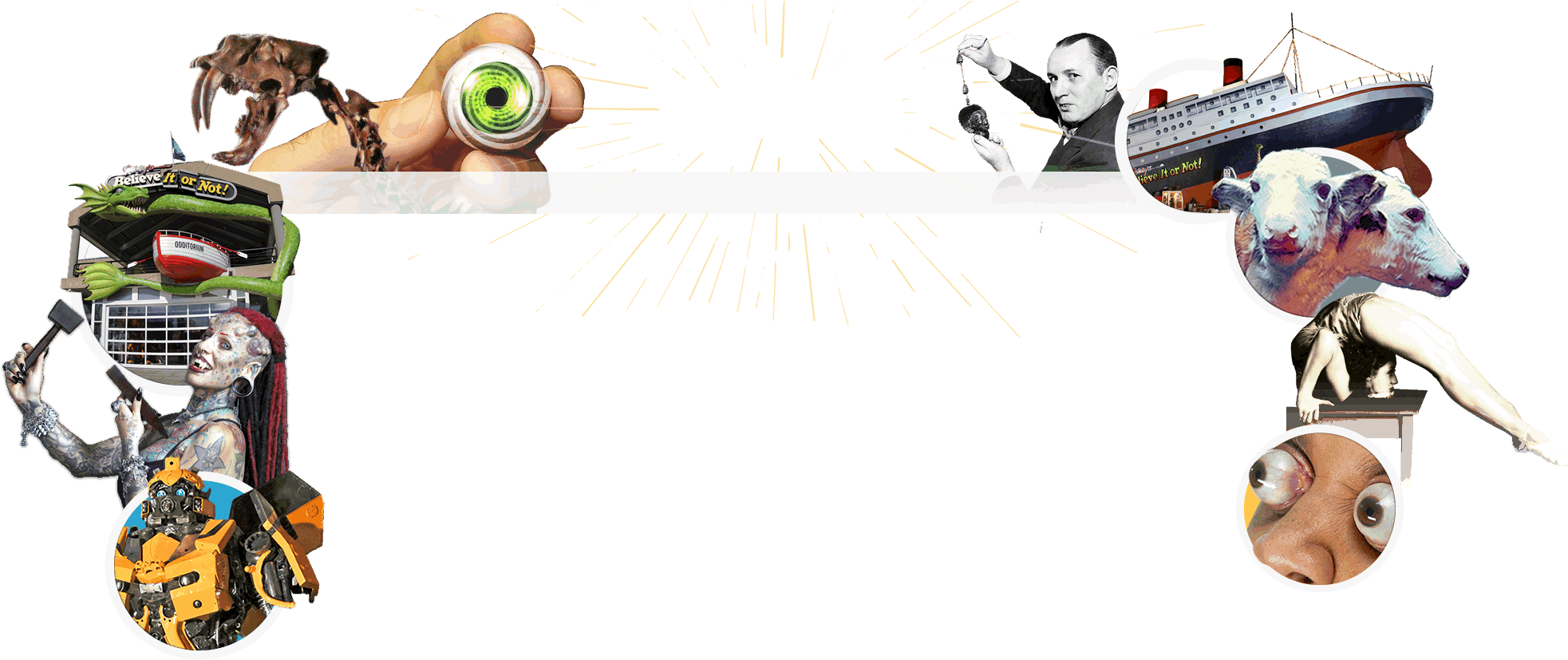 Http - //www - Ripleys - Com/wp Collage - Ripley's Believe It Or Not (2000x832), Png Download