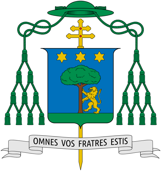 Rel - Bishop Oscar Jaime Florencio Coat Of Arms (562x599), Png Download
