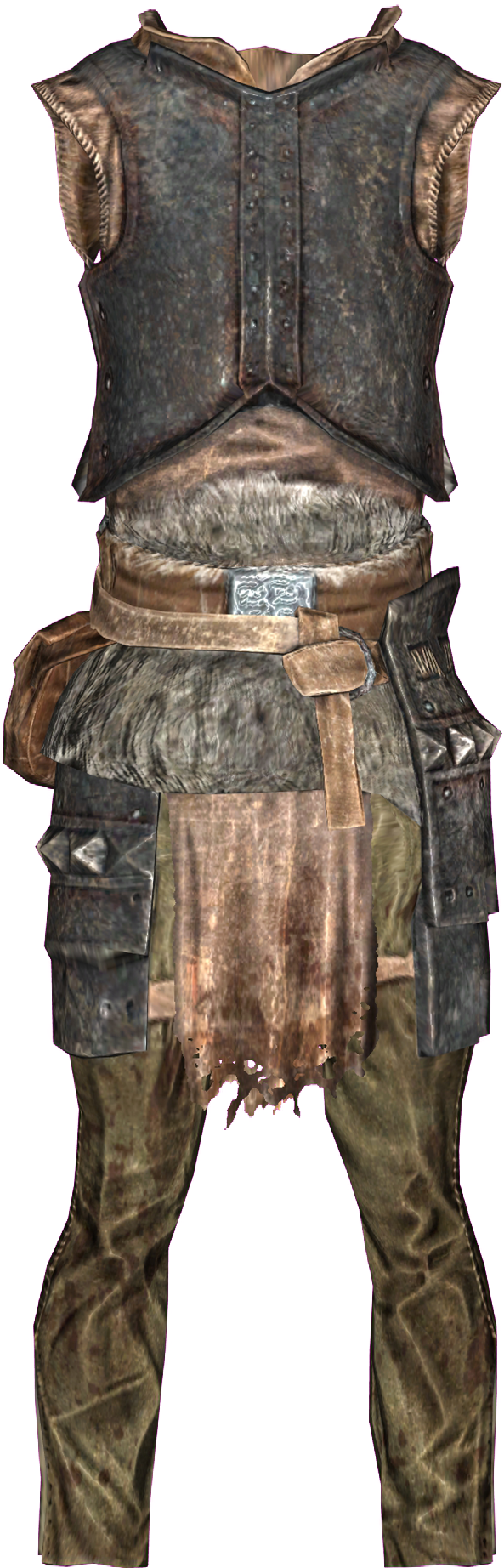 Iron Armor Is A Piece Of Heavy Armor And Part Of The - Armadura De Hierro Skyrim (900x1844), Png Download