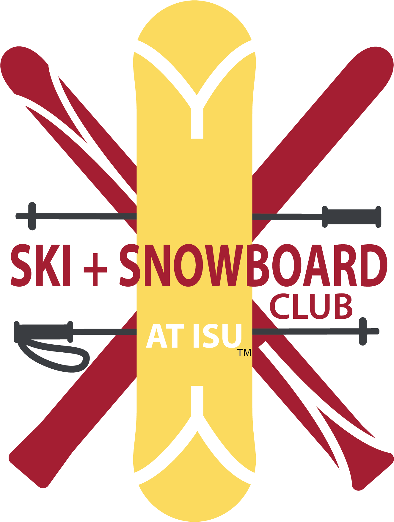 Ski And Snowboard Club - Ski Snowboard Club Logo (1446x1753), Png Download