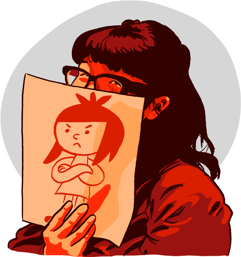 Annie Koyama - Illustration (900x900), Png Download
