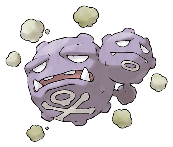 110 - Weezing Pokemon (630x630), Png Download