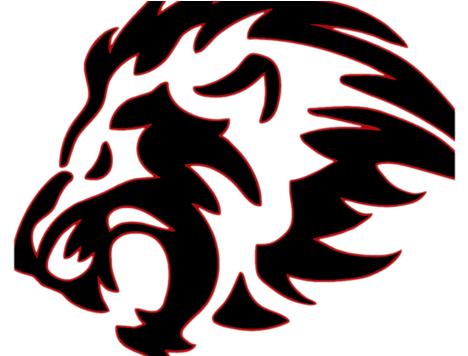 Lansing Lions - Lansing High School Logo (480x355), Png Download