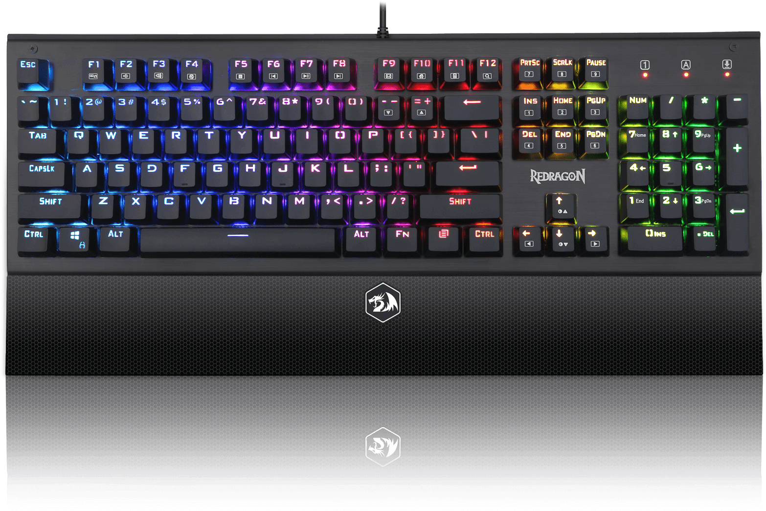 Teclado Mecánico - Redragon Vata K580 Rgb (1800x1800), Png Download