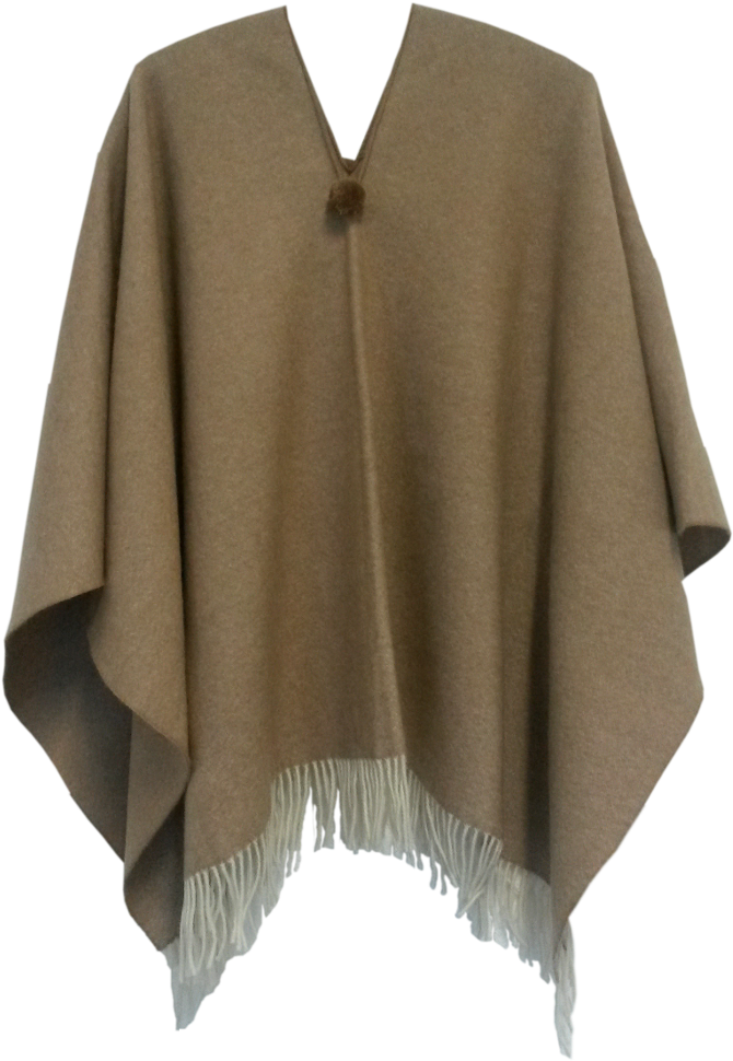 Urban Poncho - Woolen (727x1024), Png Download