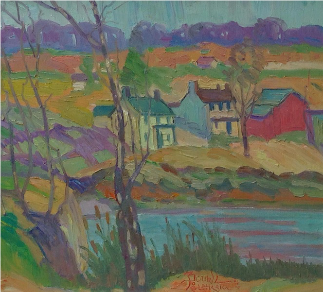 Abandoned Quarry - Painting (800x800), Png Download