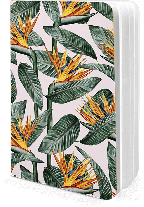 Dailyobjects Bird Of Paradise Leaves A5 Notebook Plain - Cushion (600x700), Png Download
