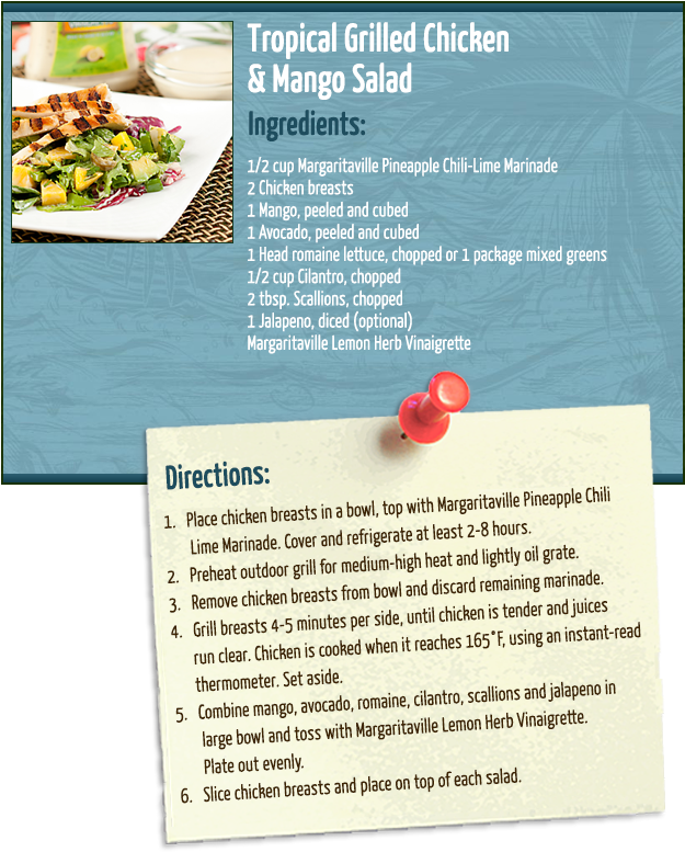 Margaritaville Foods - Baja Buffalo Shrimp Directions (630x900), Png Download